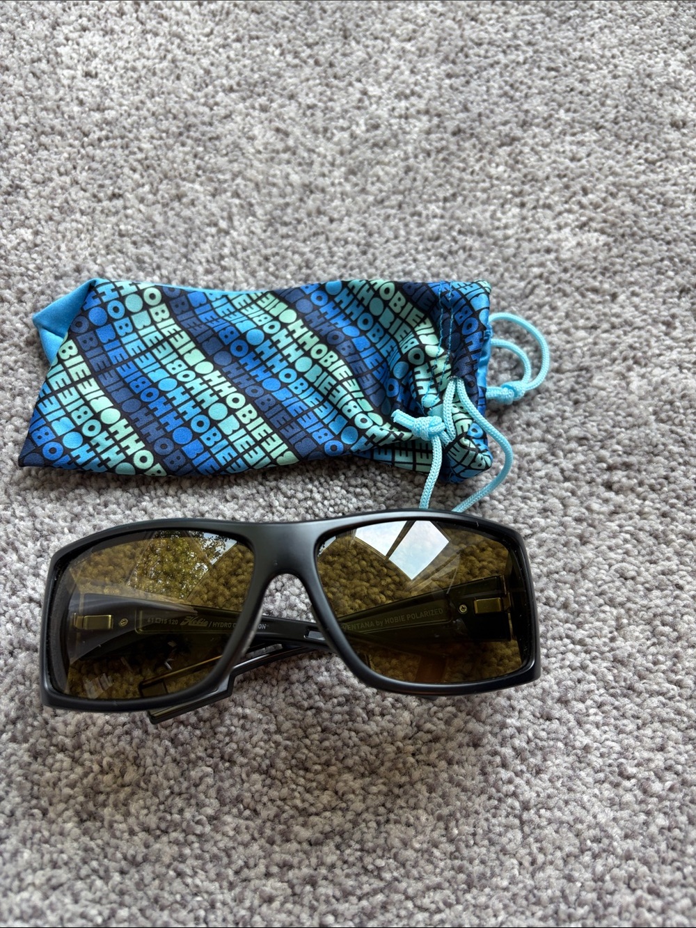 Hobie Men's Black Sunglasses with Subtle Logo